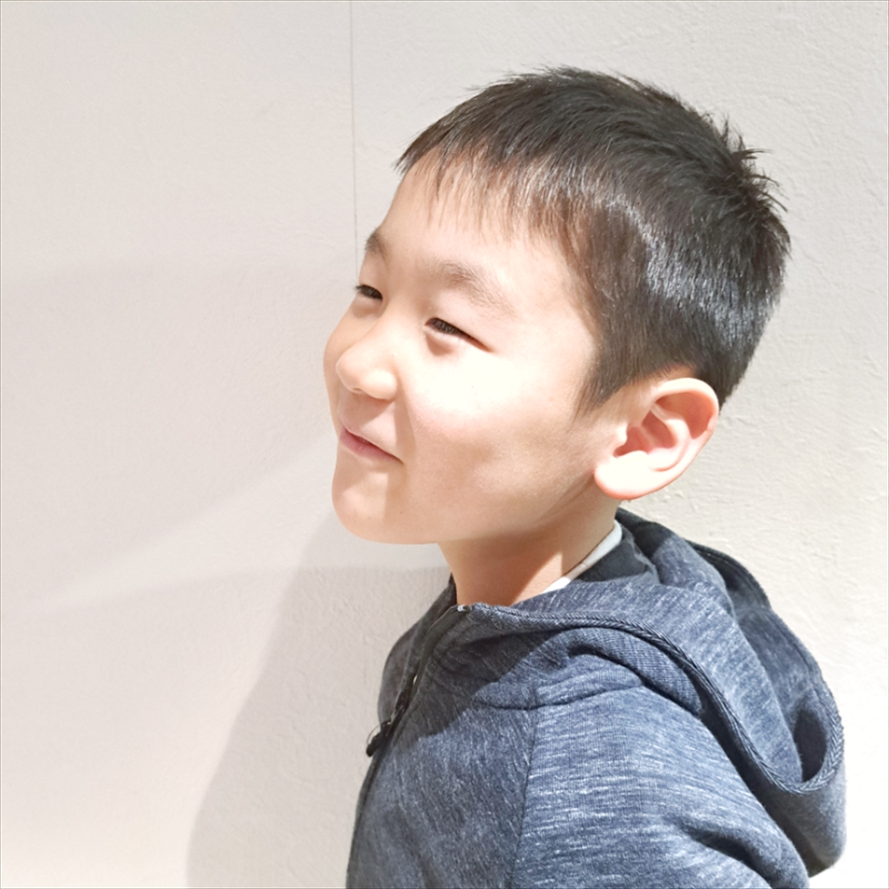 新二年生キッズカット✂(息子です)