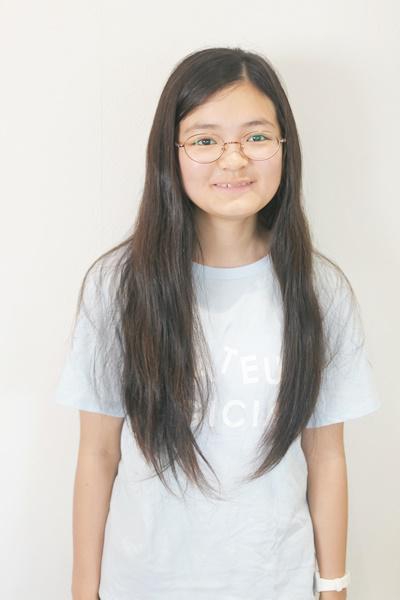 中学生のヘアドネーションカット