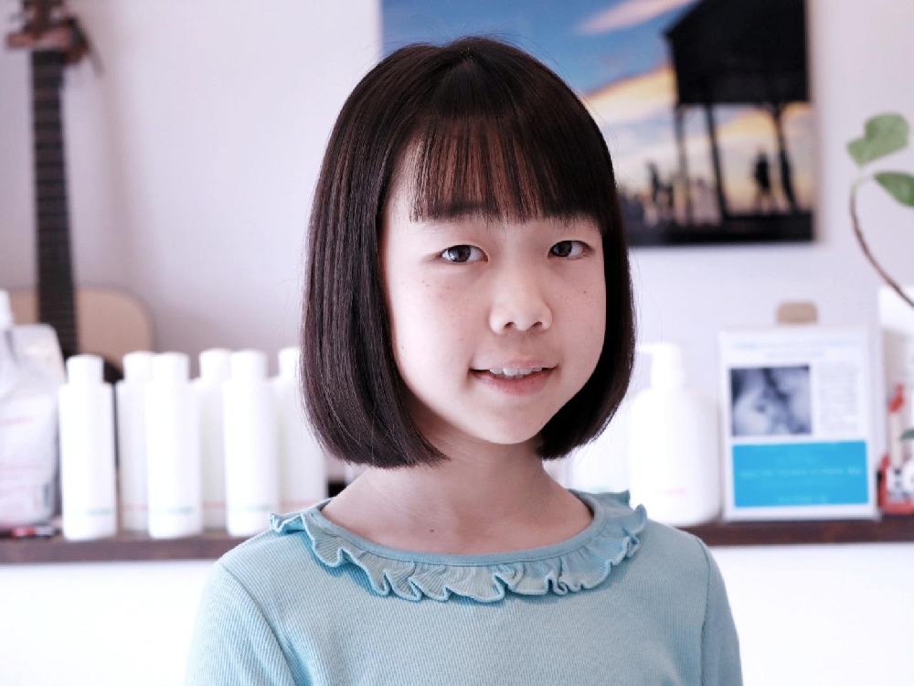 キッズボブスタイル✨小学4年生の女の子♪