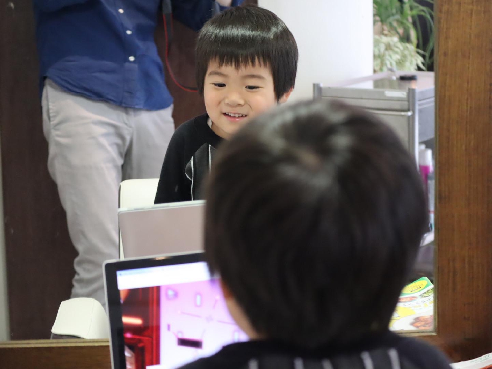 姉弟のカット。キッズカットで注意したい事