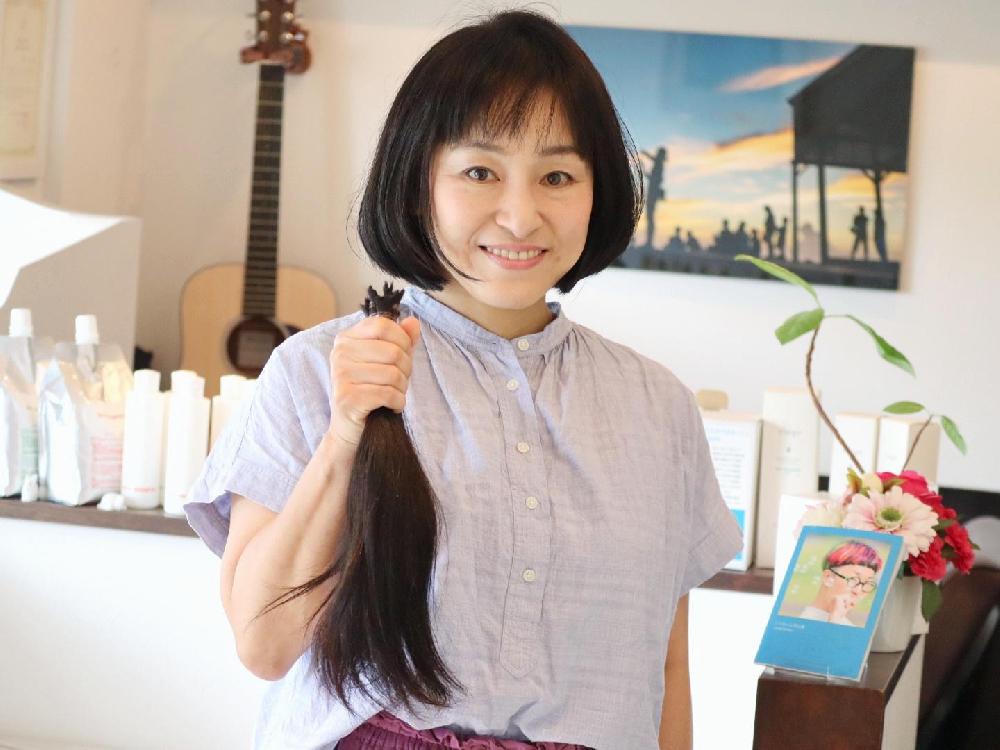 ハナヘナからのヘアドネーション♪