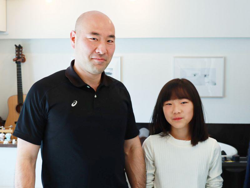 中野君が娘さんを連れて来てくれた♪