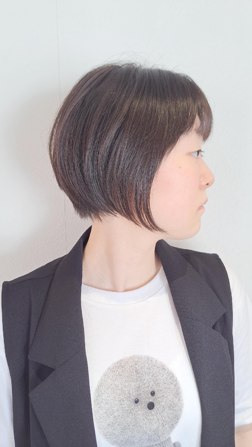 シンプルボブはシルエットと質感が命✨