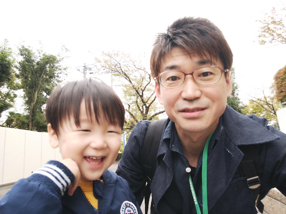 今日は子供の授業参観