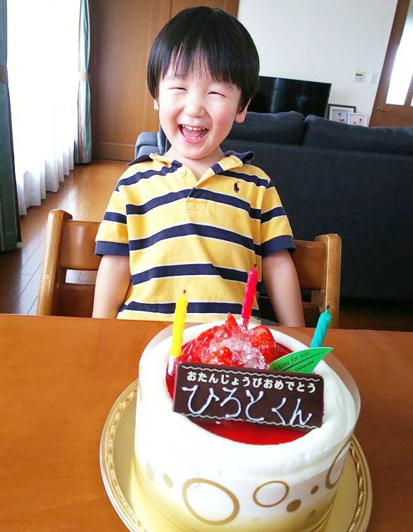 長男の3歳の誕生日♪