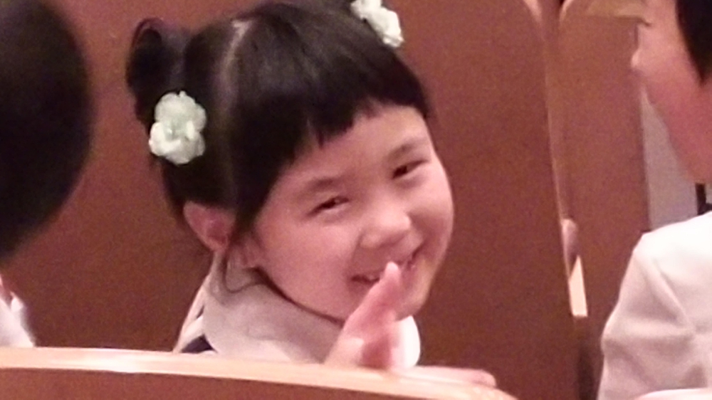 娘の音楽発表会♪ヘアアレンジ