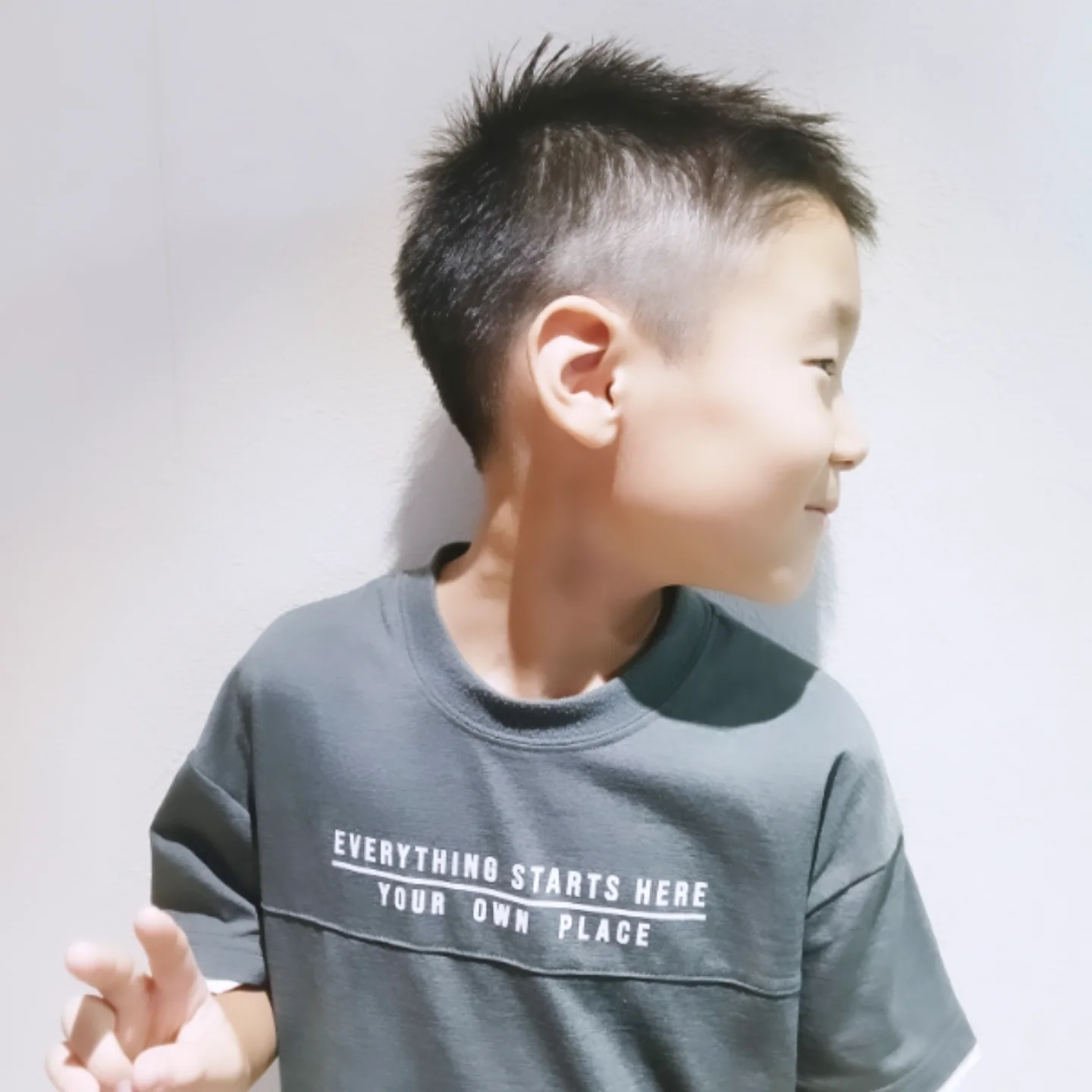 息子のカット✂️